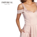 Satin High Low Flutter Short Front Long Back Formal Dress Patterns